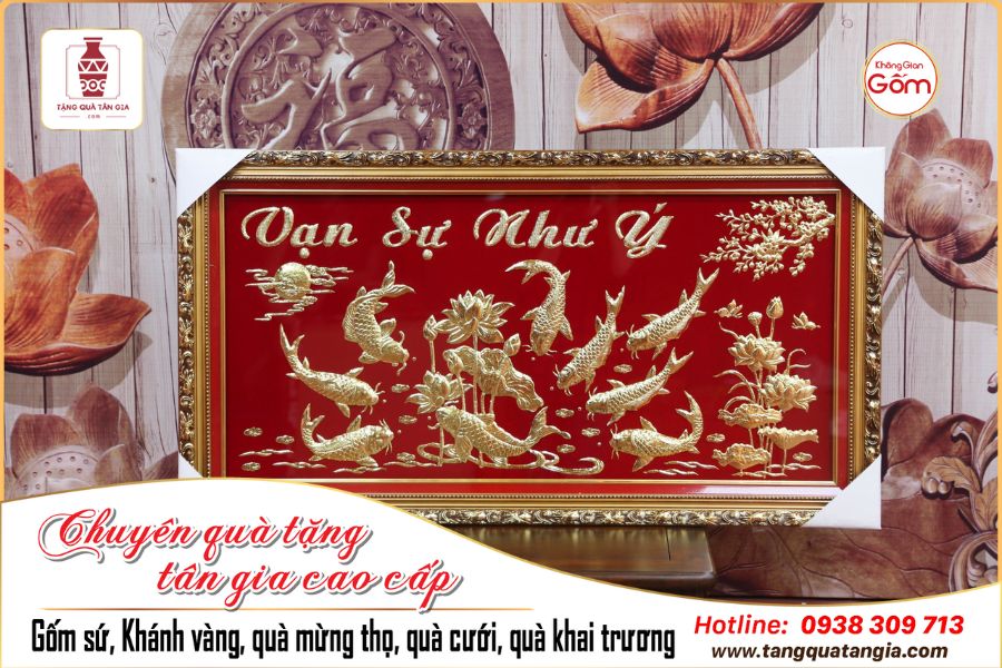 Khánh vàng Quần Ngư Hội Tụ 