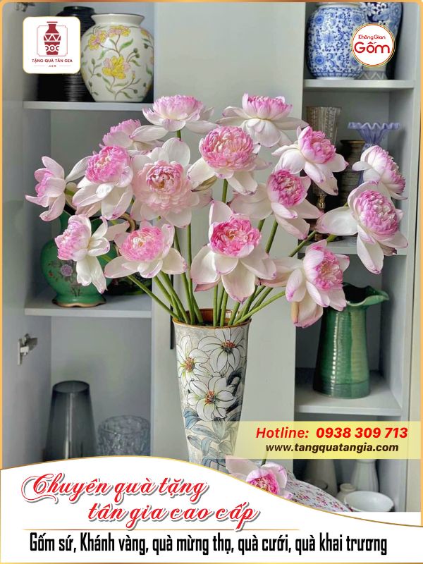 Lọ hoa gốm sứ trang trí 