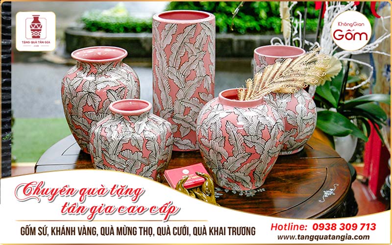 Lọ hoa gốm sứ Bát Tràng - Món quà trang trí tuyệt vời cho không gian sống