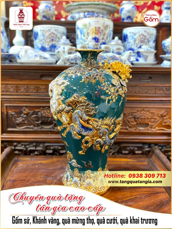 Mai bình mã đáo men lục
