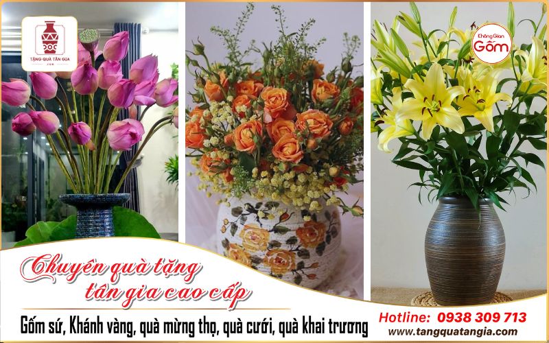 Nâng tầm không gian bằng cách lựa chọn đúng bình cắm hoa để bàn