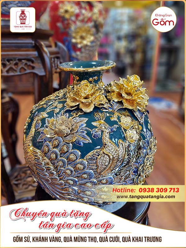 Bình hút lộc phong thủy Công Đào