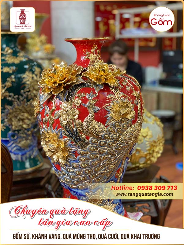 Mai bình tích lộc đỏ