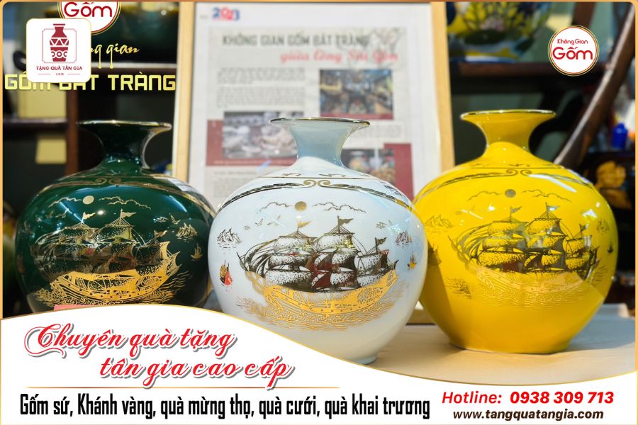 Bình hút lộc mang màu sắc trắng đại diện cho mệnh Kim
